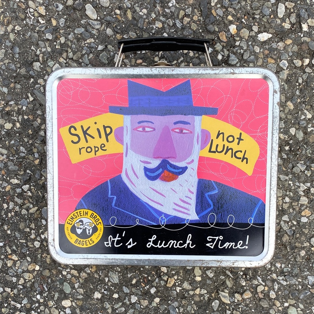 Einstein Bagels Tin Lunch Box